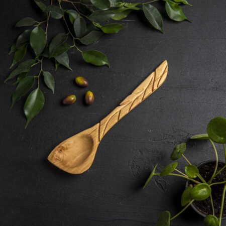 Özel Tasarım Zeytin Ağacı El Yapımı Kaşık