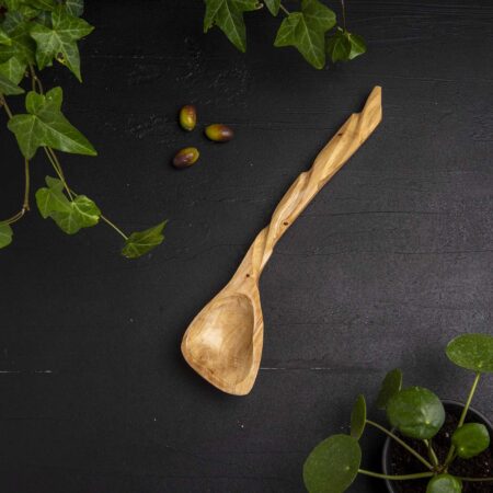 Özel Tasarım Zeytin Ağacı El Yapımı Kaşık