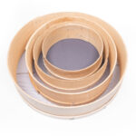 Ahşap Buğday ve Mısır Unu 4'lü Elek Takım