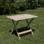 Gürgen Ağacı 1. Sınıf Ahşap Katlanır Masa 70 x 100