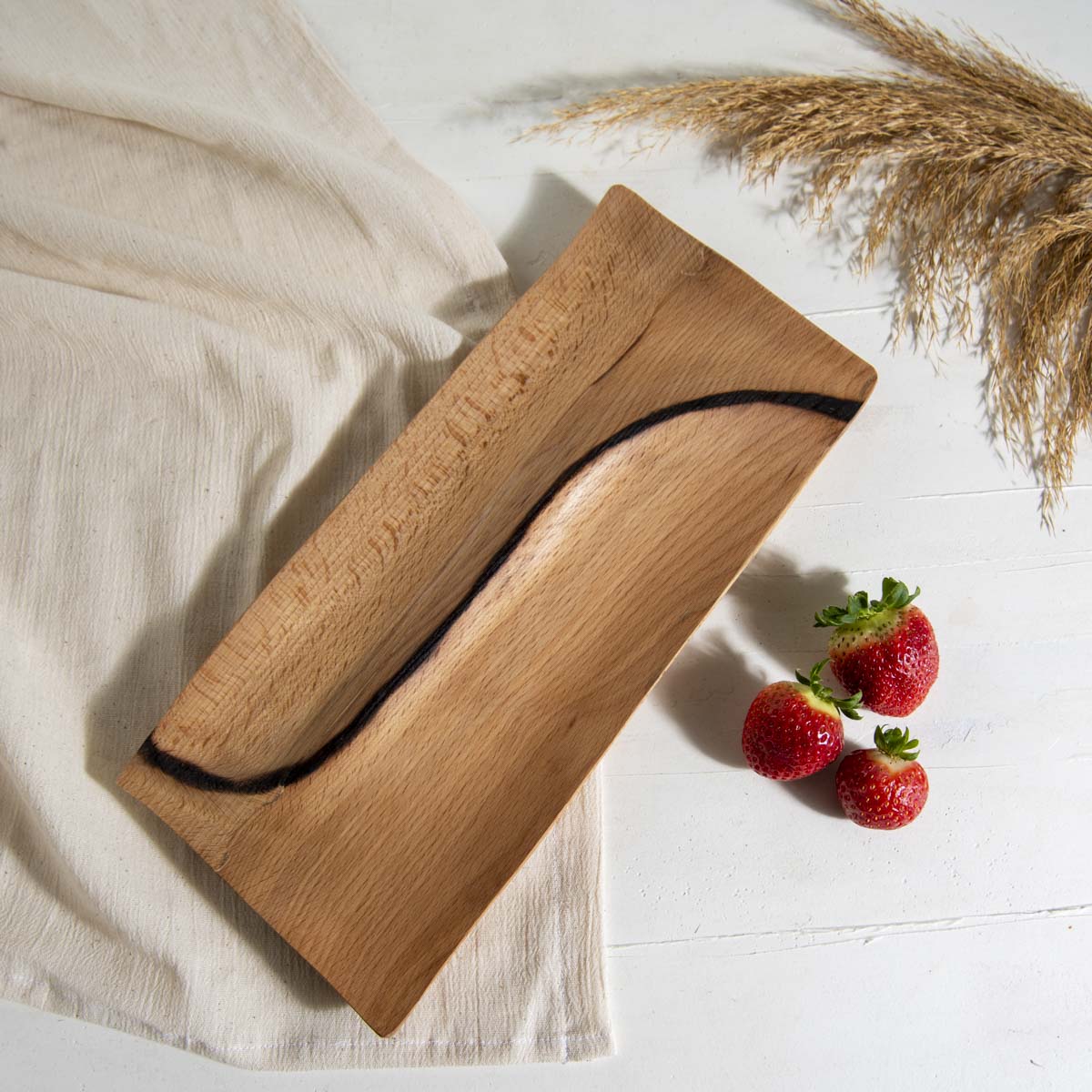 ULUD002 - GÜRGEN AĞACI SUNUM Shou Sugi Ban - T 300 - P 599 Gürgen Ağacı Sunum Shoe Sugi Ban - Görsel 1