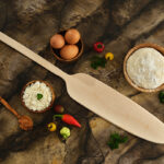 Ahşap Uzun Saplı Bisleç Yufka Çevirgeç