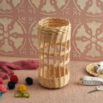 Rattan Bambu El Örgü Kaşıklık