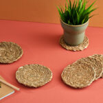 Hasır Bardak Altlığı 6 Adet