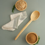 El Yapımı Şimşir Kancalı Kepçe 32 cm