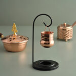 El yapımı dekoratif bakır askı buhurdanlık