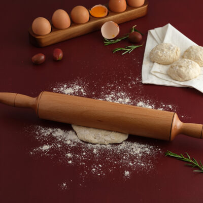 El yapımı masif gürgen ağacı sabit merdane