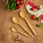 Vernikli gürgen ağacı servis ve karıştırma kaşığı farklı boyutlar