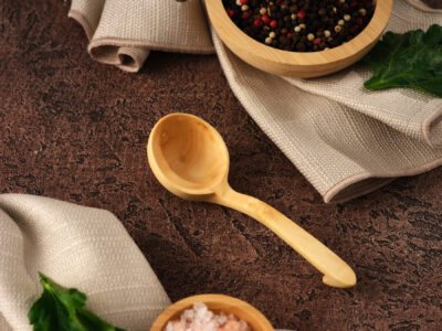 Geleneksel El Yapımı Doğal Şimşir Erzak Kaşığı ve Küreği