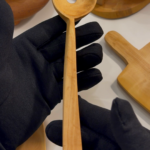 El Yapımı Doğal Şimşir Makarna Süzgeci ve Kevgir | Çizmez, Isıya Dayanıklı Ahşap