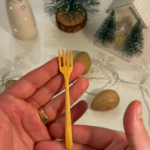 El Yapımı Doğal Şimşir Zeytin Çatalı | Antibakteriyel ve Zarif Kahvaltı Gereci