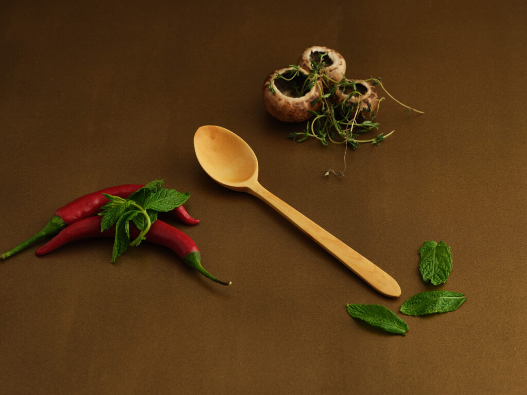 Ulu Ahşap el yapımı orjinal form şimşir ağacı çorba ve yemek yeme kaşığı 20 cm